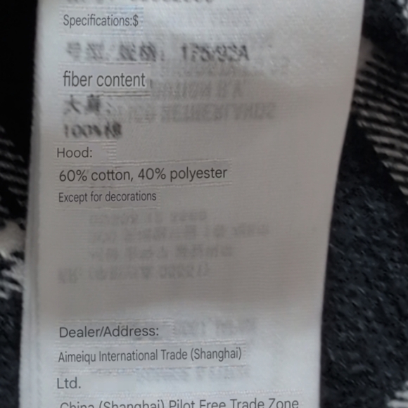 Hollister Flannel Hooded men's Long Sleeve Size Small - Picture 6 of 6